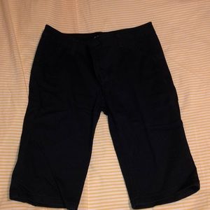 Black Bermuda shorts